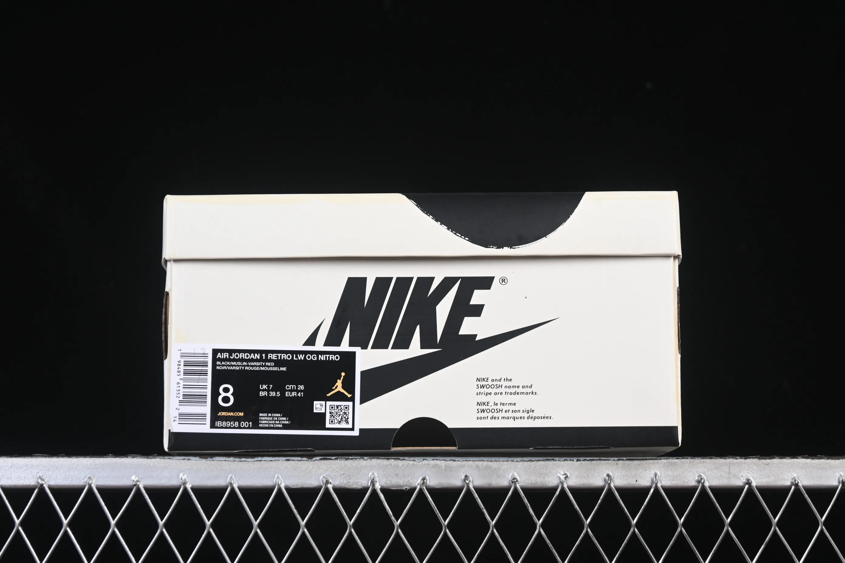 All categories Air Jordan Jordan series basketball shoes Air Jordan 1 Low P version pure original Nigel Sylvester x Air Jordan 1 Low AJ1 Joe 1 joint low-top cultural casual sneakers IB8958-001